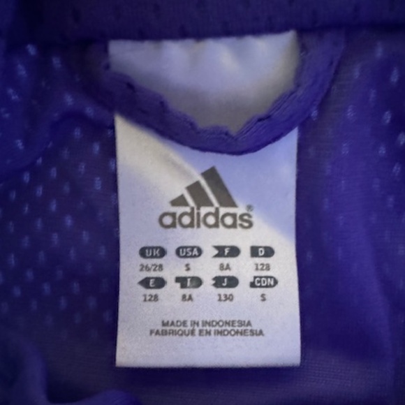 Adidas Purple And Green Tracksuit Matching Set Girls Size S - Picture 3 of 6